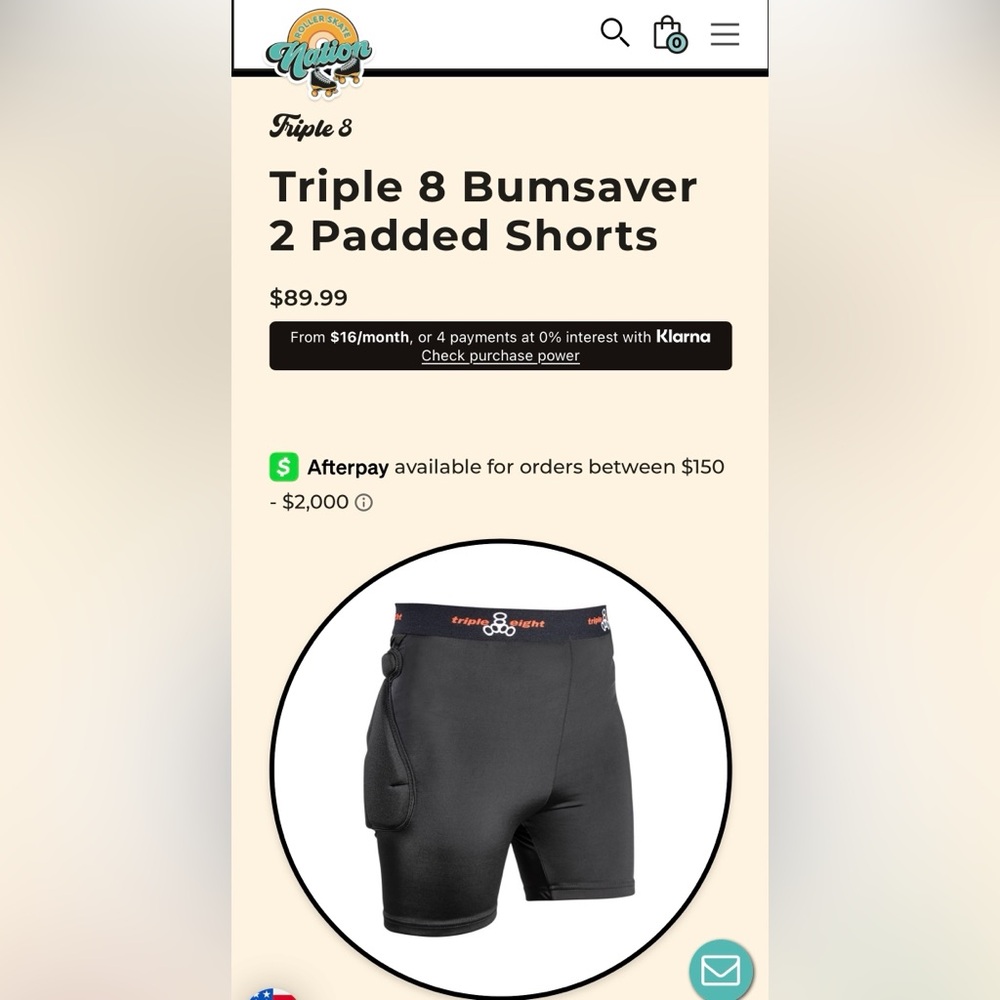Black Padded Athletic Shorts